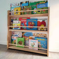 The Montessori wooden library for children